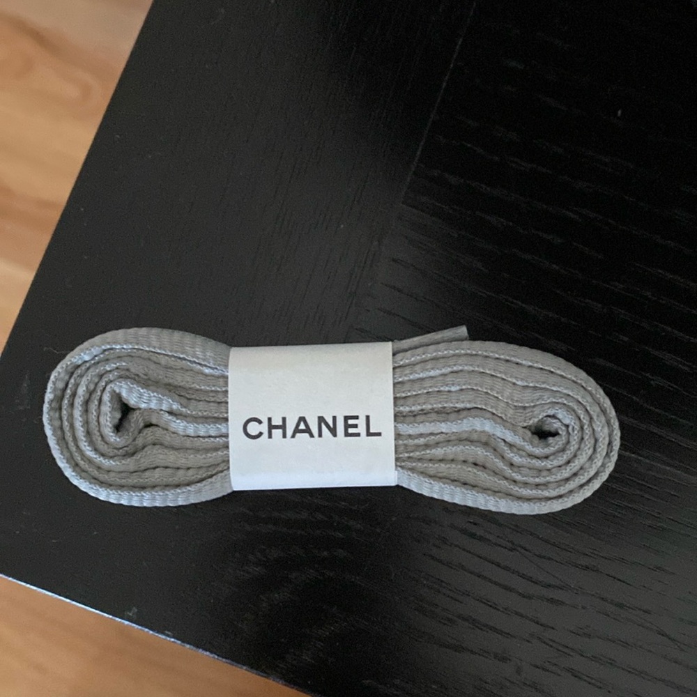 Authetic New CHANEL Gray Laces